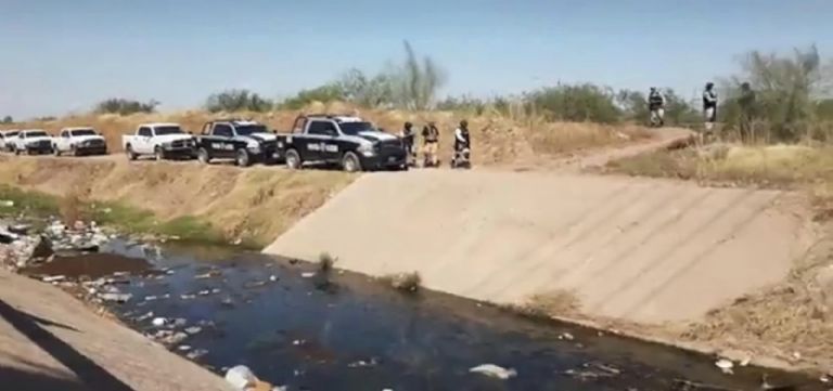 Autoridades se movilizaron por el hallazgo de un cadáver en Ciudad Obregón. Foto: Facebook