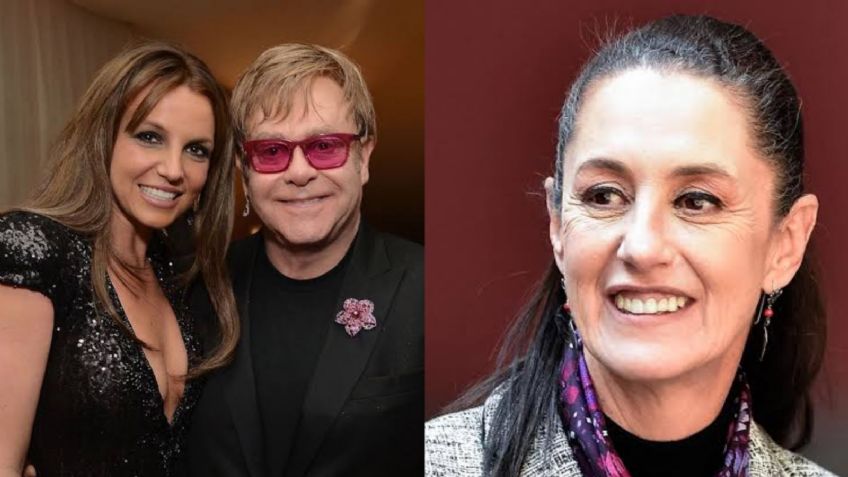 Britney Spears y Elton John 'aman' la CDMX; Sheinbaum celebra nuevo VIDEO grabado en la urbe