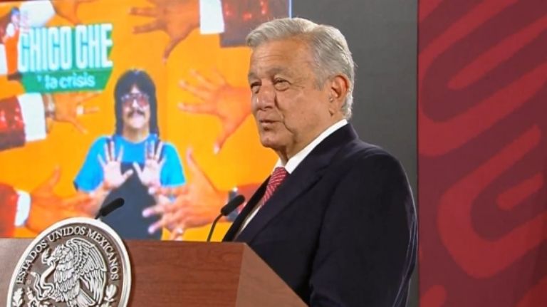 En la imagen, el presidente AMLO en su conferencia matutina. Foto: Gobierno de México
