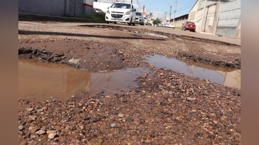 Calles de Cajeme: Entre los baches y las promesas del Gobierno de AMLO