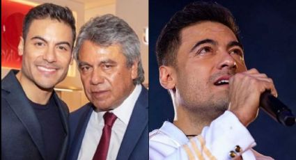 Tras vestirse de luto, Carlos Rivera revela la importante promesa que le hizo a su padre