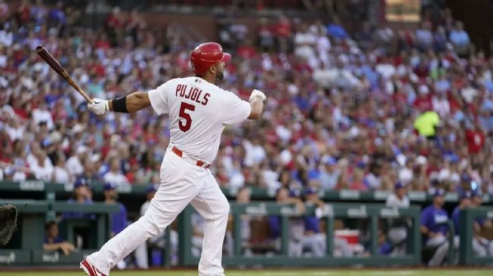 MLB: Este compañero de Albert Pujols le pide no retirarse hasta llegar a los 700 cuadrangulares