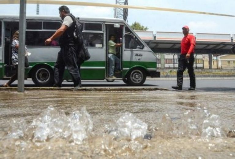 Fugas de agua en la CDMX