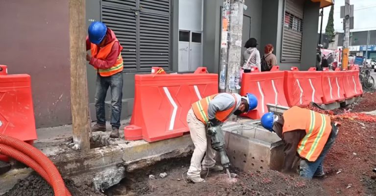 obras trolebus chalco