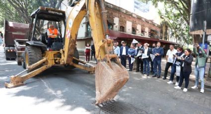 Inician trabajos de remodelación de la Zona Rosa en la Cuauhtémoc; Repavimentarán calles