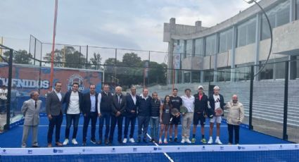 Inauguran la primera cancha pública de pádel de la CDMX; Se disputará un campeonato mundial