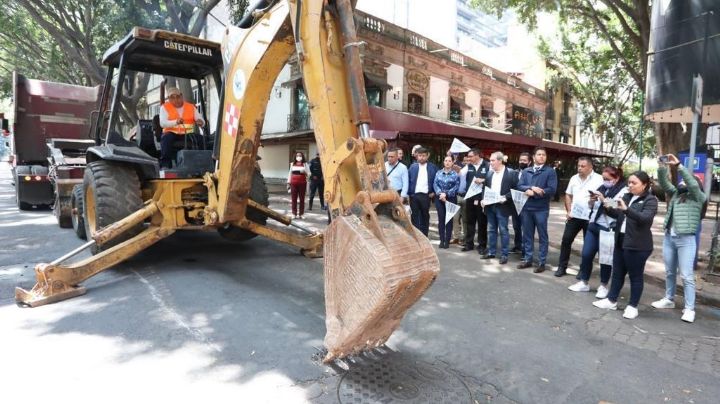 Inician trabajos de remodelación de la Zona Rosa en la Cuauhtémoc; Repavimentarán calles