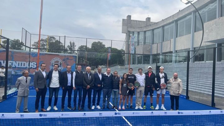 Inauguran la primera cancha pública de pádel de la CDMX; Se disputará un campeonato mundial
