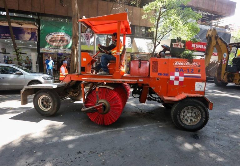 Trabajos de remodelación en Zona Rosa