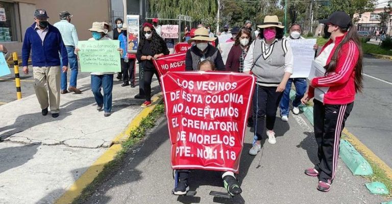 vecinos piden cierre de crematorio