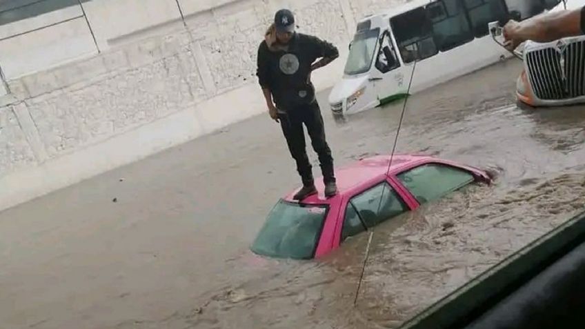 Tláloc se enoja: Reportan fuerte inundación en Ecatepec; activan alerta amarilla en CDMX