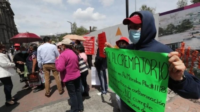 Fuchi, huele feo: Vecinos exigen al alcalde de Toluca el cierre de un crematorio
