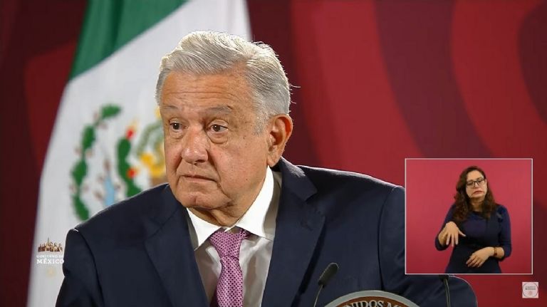 En la imagen, el presidente AMLO en su conferencia matutina. Foto: Gobierno de México
