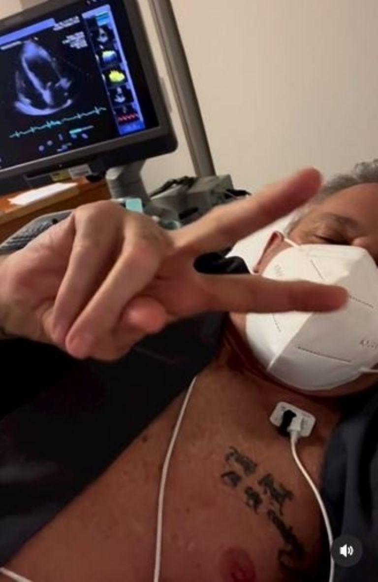 Alexis Ayala en el cardiólogo 