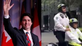 Foto que representa a (VIDEO) "Traigo al de Canadá, dame chance": La fiebre por Justin Trudeau invade a un oficial de tránsito