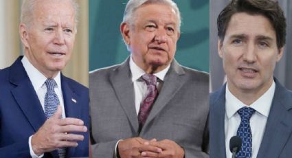 AMLO, Biden y Trudeau se reúnen por Cumbre de Líderes de América del Norte en Palacio Nacional