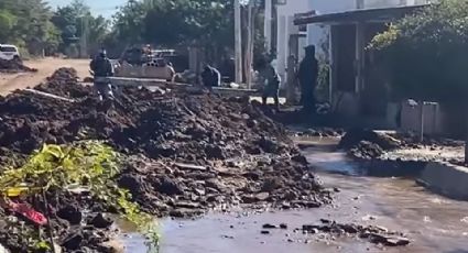 Fuga dejan sin el servicio de agua potable a parte del municipio de Huatabampo