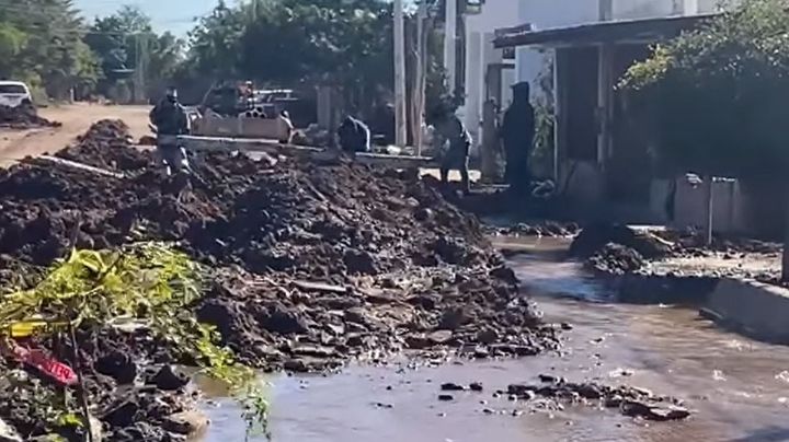 Fuga dejan sin el servicio de agua potable a parte del municipio de Huatabampo