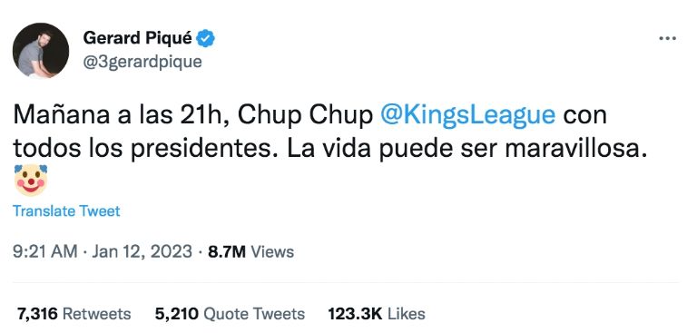 Twitter @3gerardpique