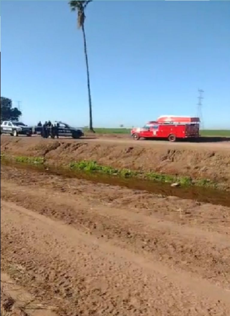 Autoridades se movilizaron por la presencia de un cuerpo sin vida en el Valle del Yaqui. Foto: Facebook