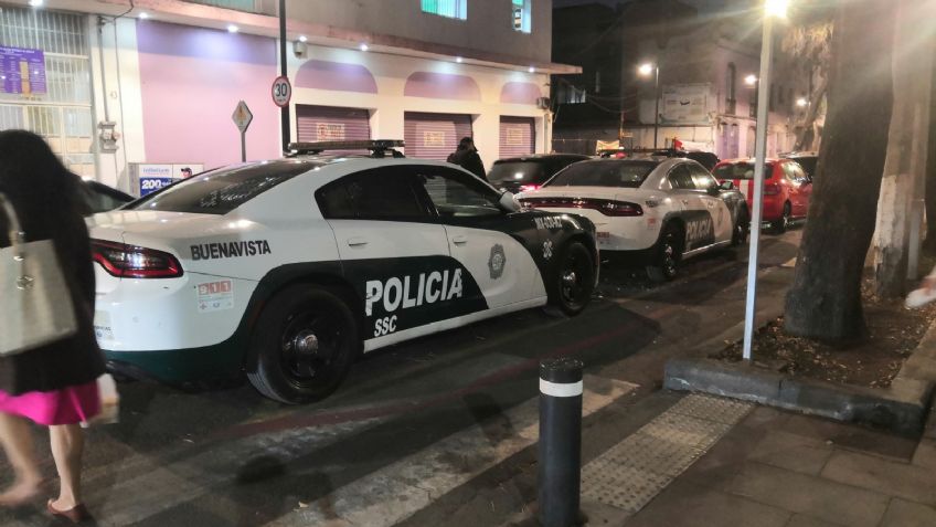 Tras persecución policiaca en el Centro Histórico cae banda de extorsionadores en CDMX