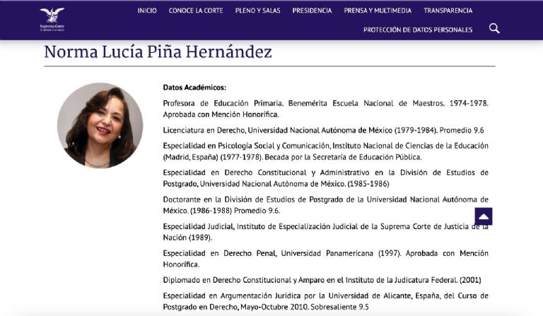 Perfil de la nueva presidente de la SCJN