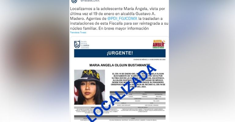 Localizan a la menor reportada como desaparecida, en el paradero de Indios Verdes en CDMX