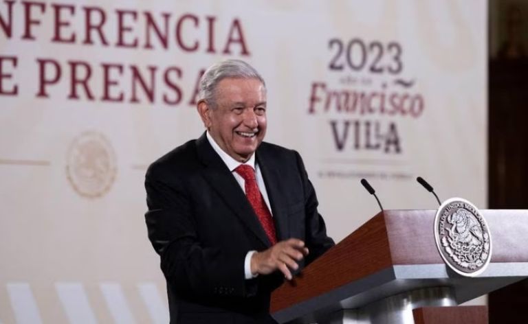 En la imagen, el presidente AMLO en su conferencia matutina. Foto: Twitter