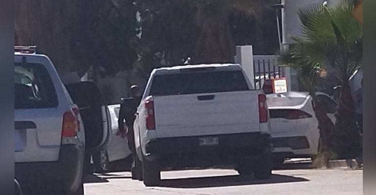 Autoridades llegan al sitio