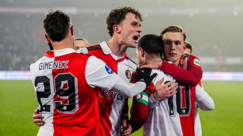 Feyenoord vs NEC Nimega: Santiago Giménez ayuda en la victoria y su equipo mantiene el liderato