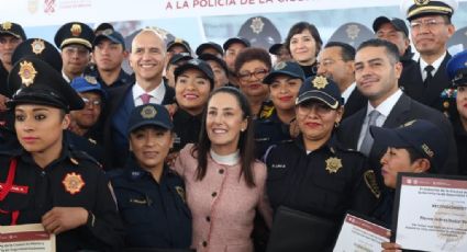 Claudia Sheinbaum reconoce el trabajo de 91 policías de la Ciudad de México