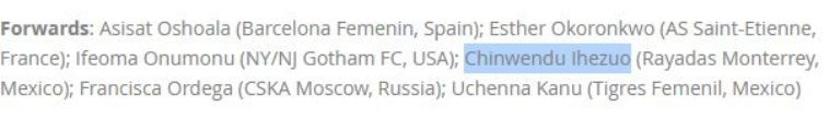Rayadas se reforzaría con goleadora africana; su selección lo reveló por accidente