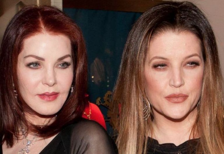 Lisa Marie Presley y su madre Priscilla