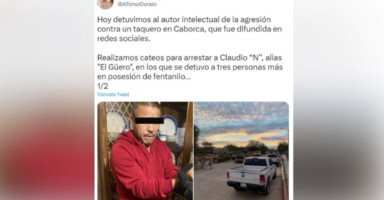 Aprehenden a un hombre en Caborca