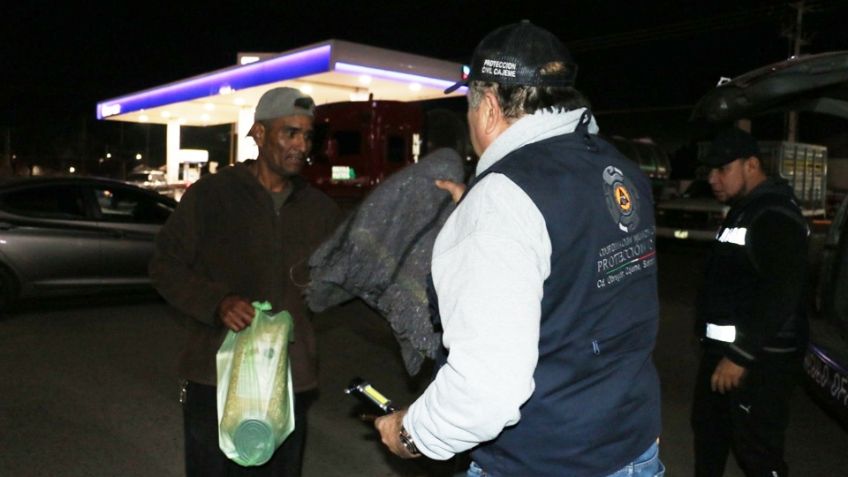 Protección Civil Cajeme intensifica operativo contra el frío y apoyo a personas vulnerables
