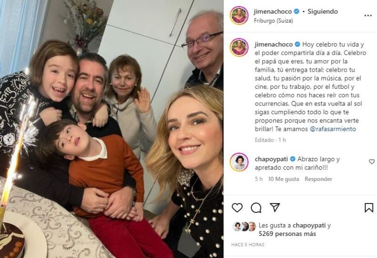 Mensaje de Jimena 'La Choco' Pérez