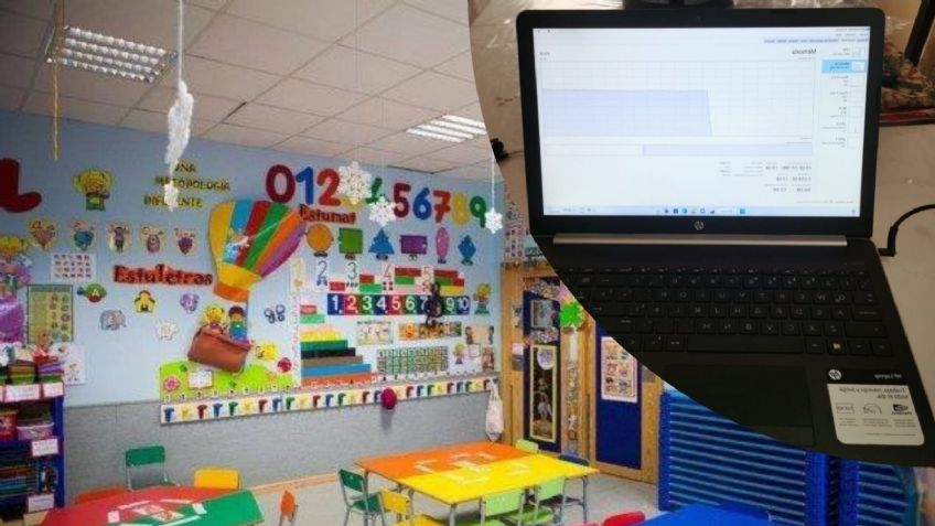 Tres personas intentan robarse las computadoras de un jardín de niños en la CDMX