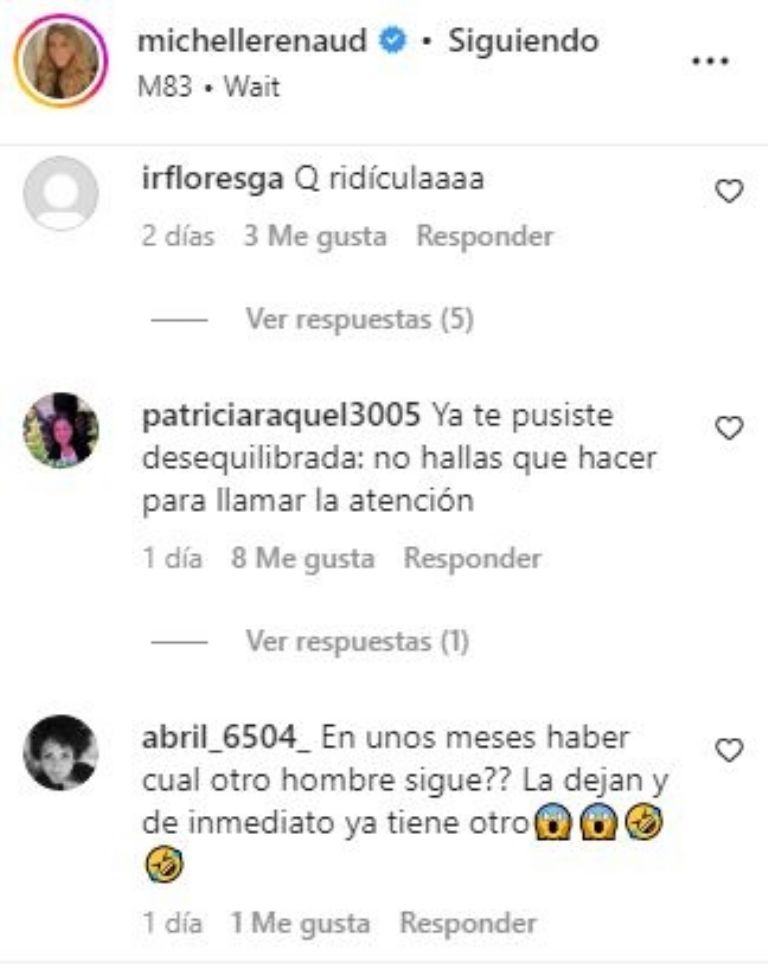 Comentarios de Instagram