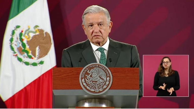 En la imagen, el presidente AMLO en su tradicional conferencia de prensa. Foto: Gobierno de México