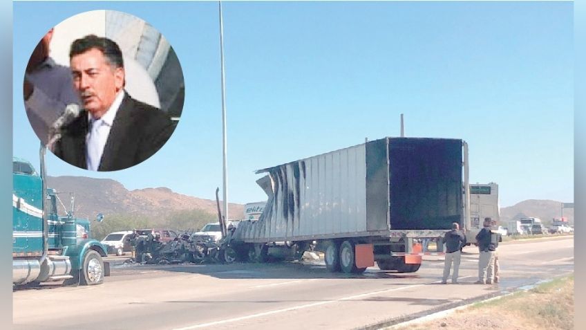 Javier Lamarque pide no "caer en el pánico" por 'Culiacanazo'; ello tras quema de tráilers en Obregón