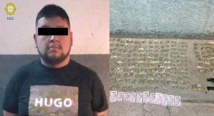 Cae 'El Gordo' en CDMX, miembro de la Unión Tepito: Tenía más de 400 dosis de droga