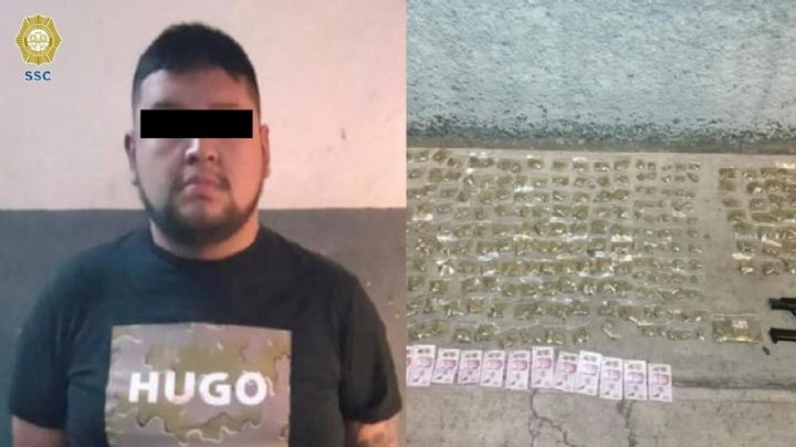 Cae 'El Gordo' en CDMX, miembro de la Unión Tepito: Tenía más de 400 dosis de droga