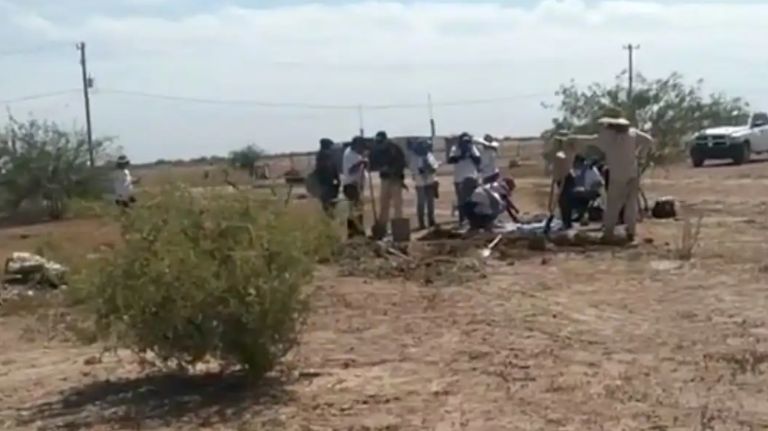 Hallan restos óseos en Guaymas, Sonora. Foto: Facebook