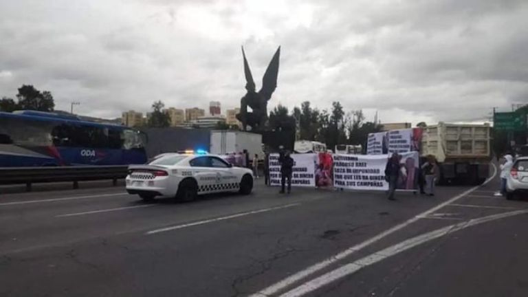 Bloqueo de transportistas en la México-Pachuca