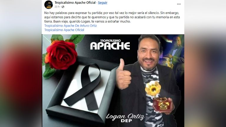 Fallece integrante de Tropicalísimo Apache