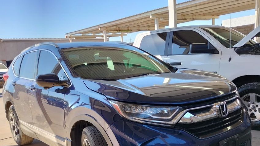 Tras fraude por reporte de robo, elementos de la AMIC recuperan vehículos en Sonora