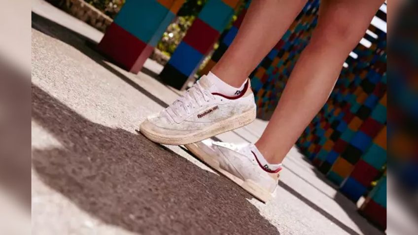 Pisados se ven mejor: Rebook lanza sneakers blancos con efecto de suciedad