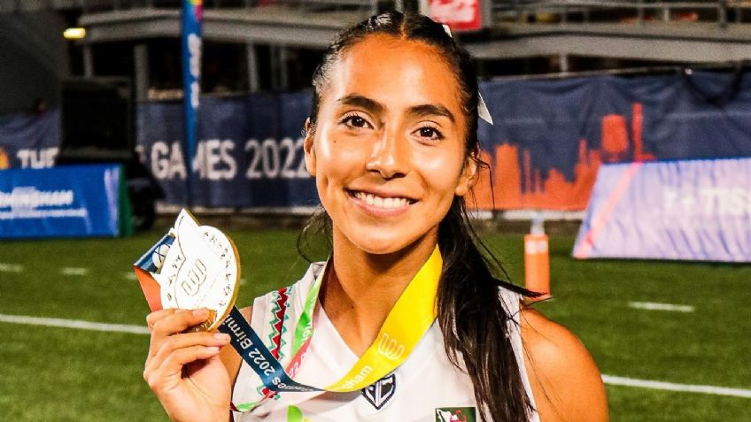El emotivo mensaje de Diana Flores tras conocer que el flag football será deporte olímpico