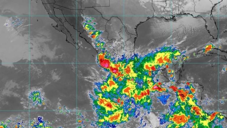 Formación de tormenta tropical Norma