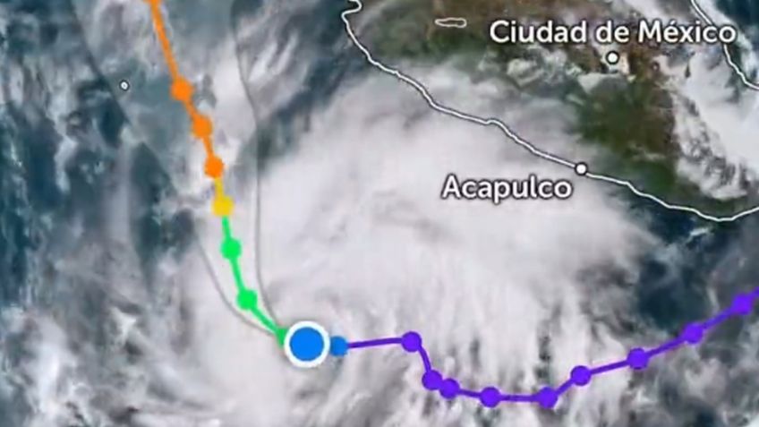 Se forma en el Pacífico la tormenta tropical 'Norma'; afectara a estas entidades mexicanas